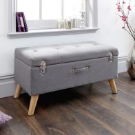 See more information about the Minstrel Ottoman Fabric Grey 1 Door