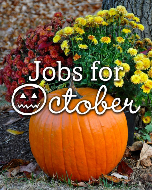 Garden Jobs for October