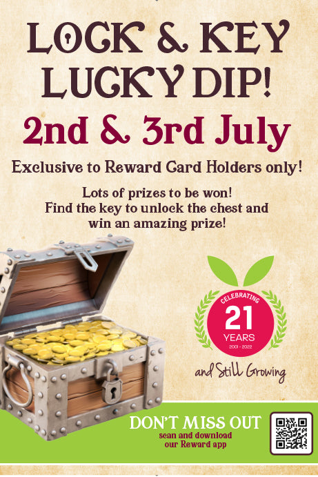 Lock and key lucky dip event at cherry lane