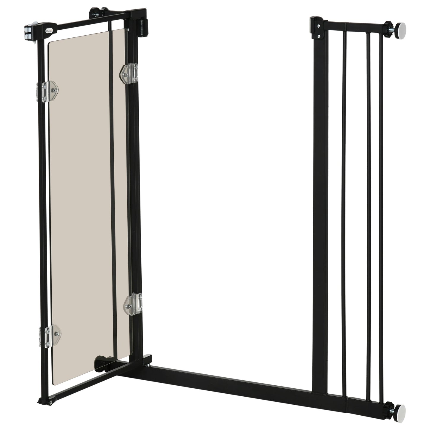 PawHut Pressure Fit Safety Gate for Doorways and Staircases