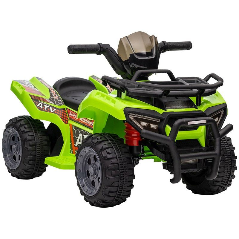 Homcom Homcom Kids Ride-on Four Wheeler ATV Car with Real Working Headlights for 18-36M