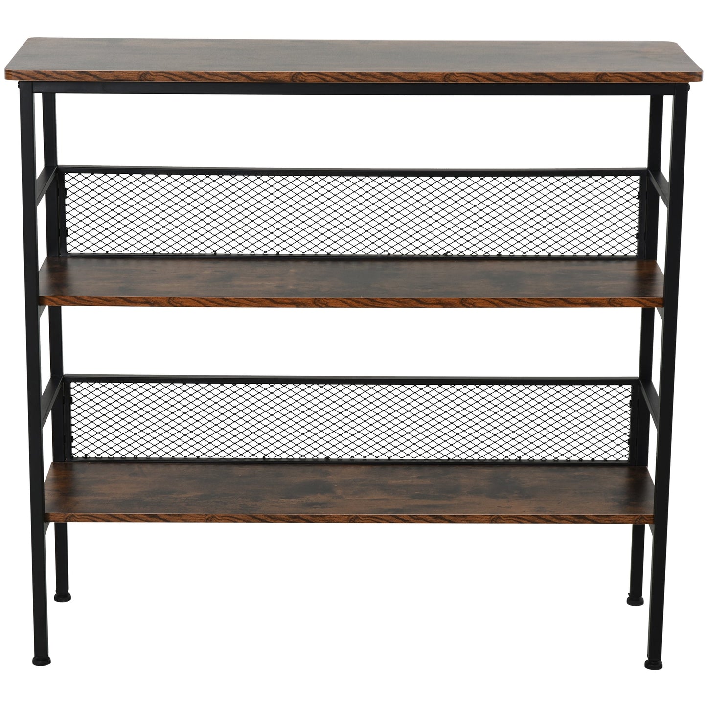 Industrial-Style Three Tier Shelf