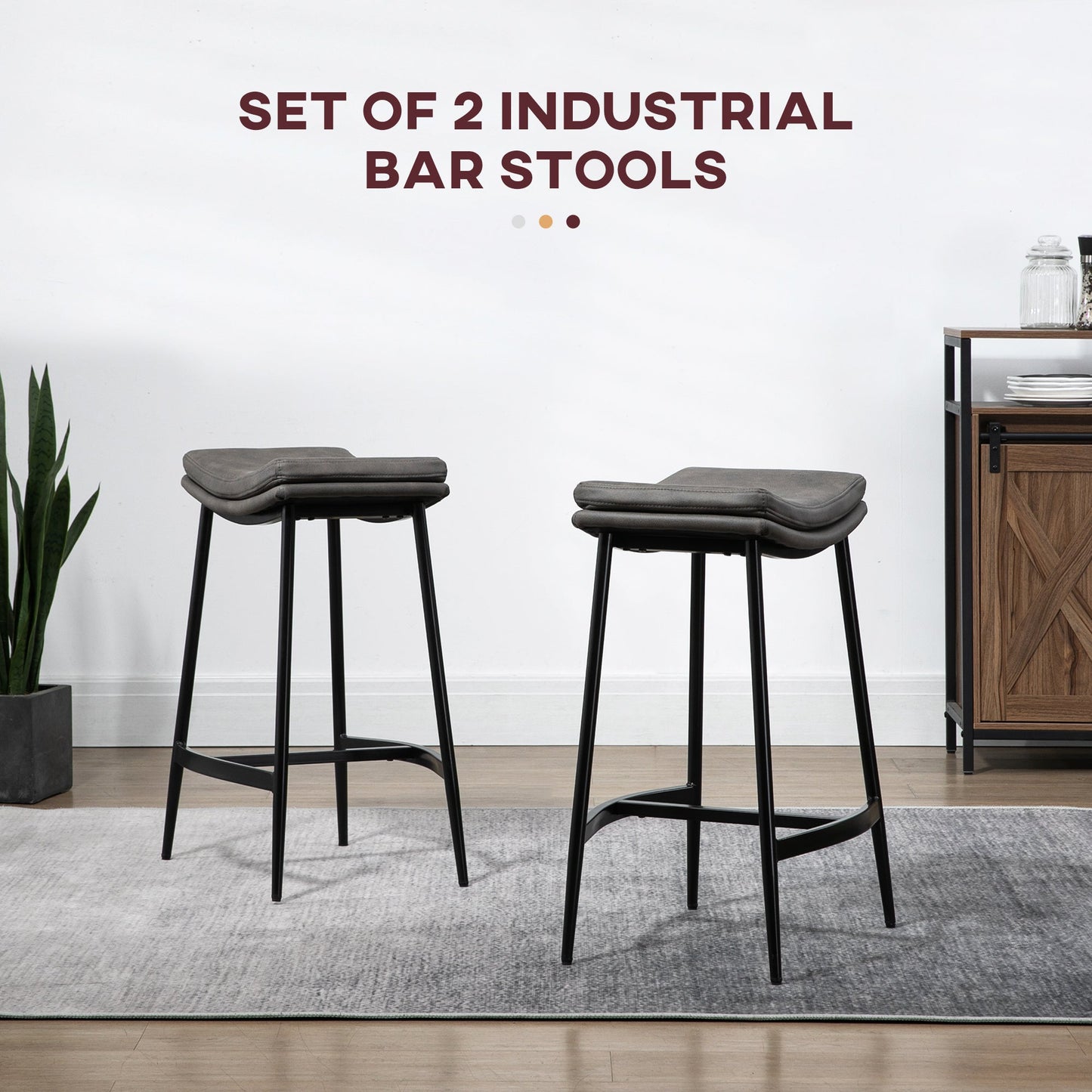 Breakfast Bar Stools Set of 2