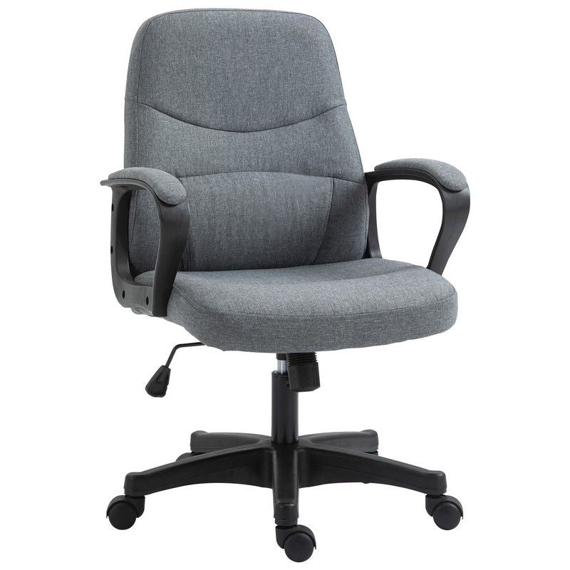 Vinsetto Vinsetto Office Chair With Massager Lumbar High Back Ergonomic Support Office 360 Swivel Chairs Adjustable Height Backrest Grey