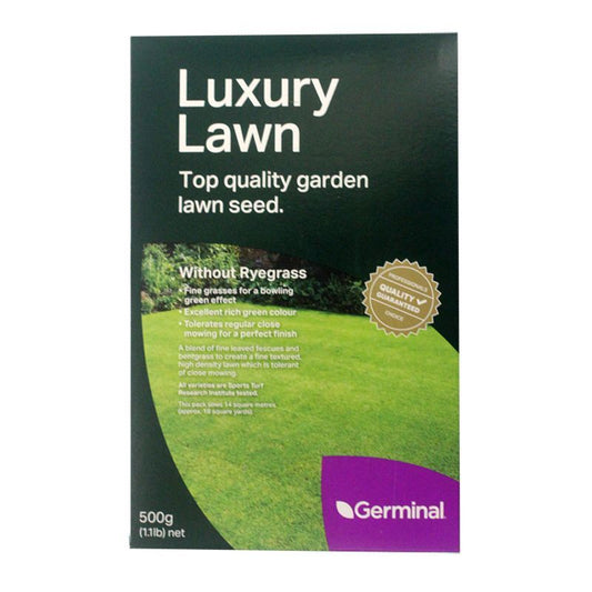 Germinal 500g Luxury Lawn Seed 20 Square Metres Coverage