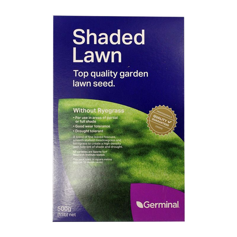 Germinal 500g Shaded Lawn Seed 14 Square Metres Coverage