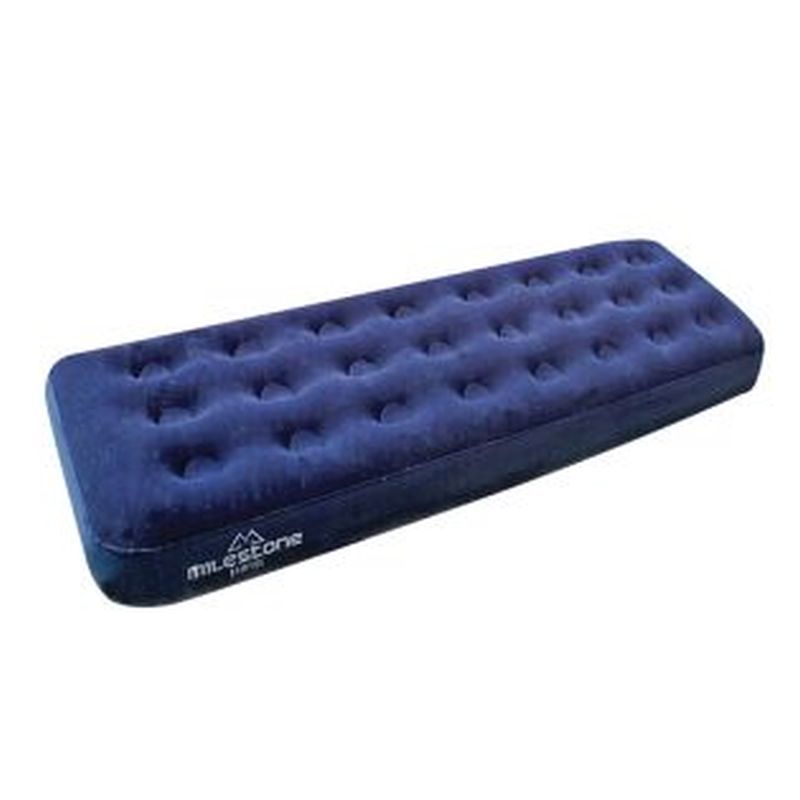 Milestone Single Air Bed & Repair Camping Kit