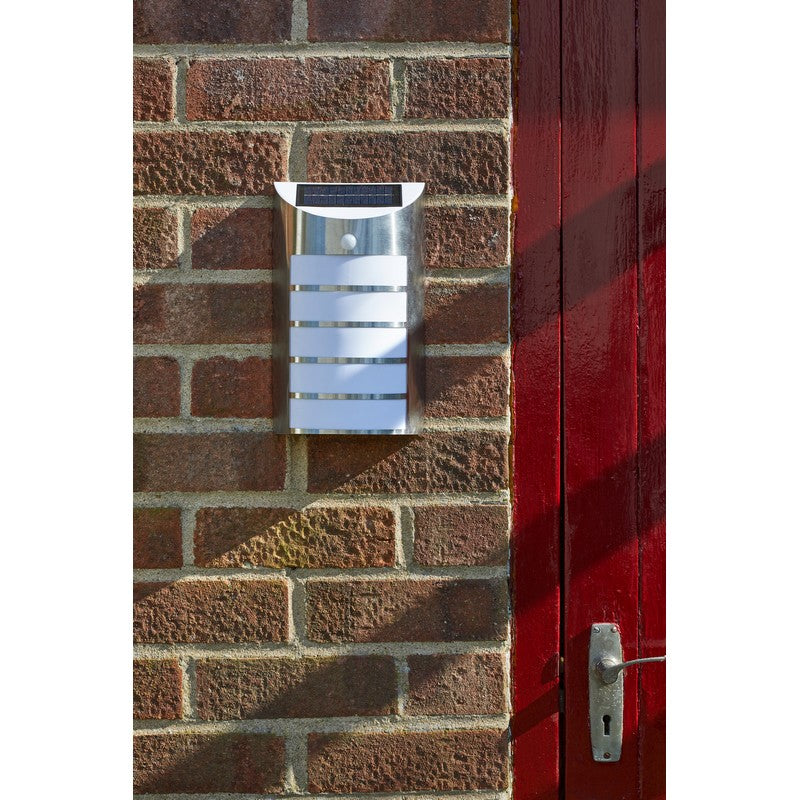 Smart Solar Solar Garden Security Wall Light 5 White LED - 26.5cm by Smart Solar