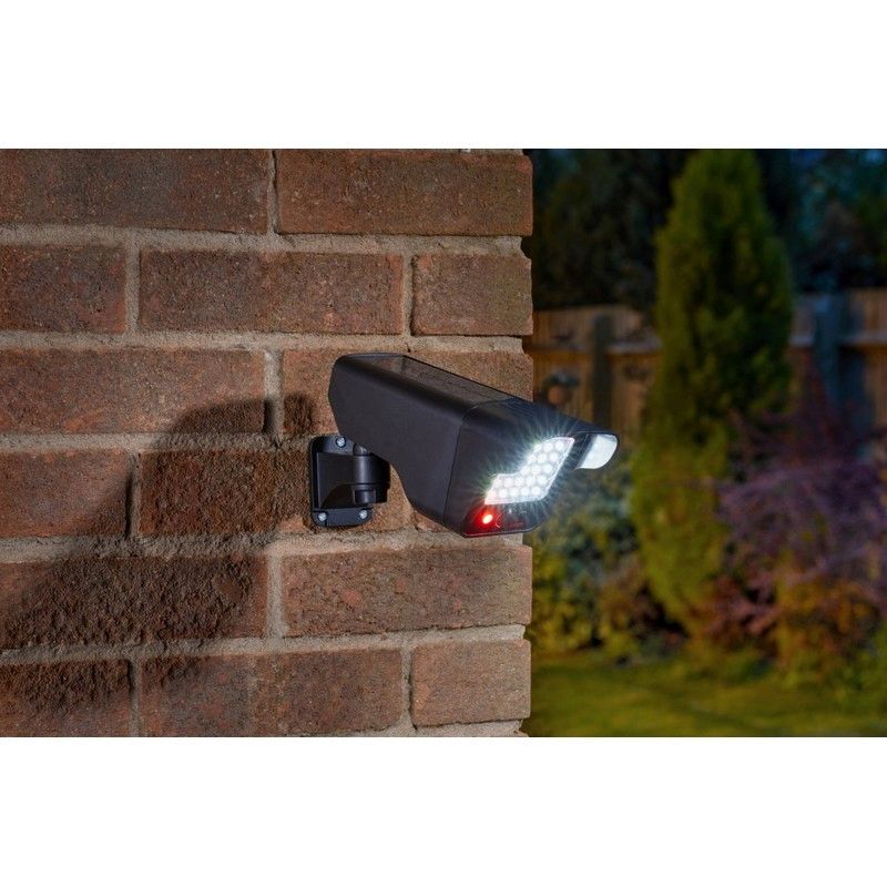 Smart Solar Solar Garden Security Light Decoy Camera 26 White LED - 27.5cm SuperBright by Smart Solar