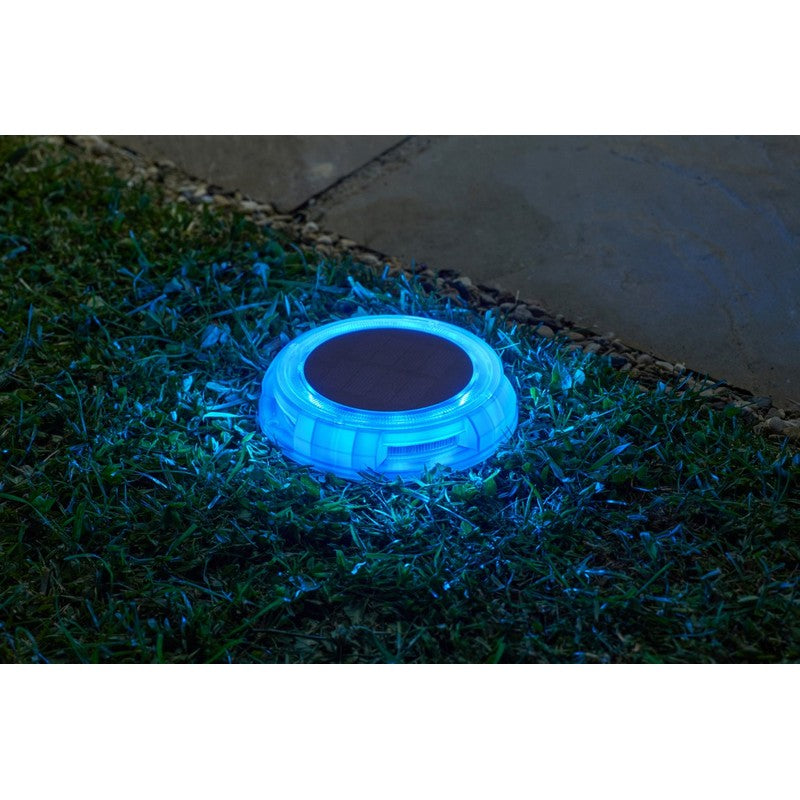 Smart Solar Solar Garden Deck Light 16 Multicolour LED - 11.6cm Decor by Smart Solar