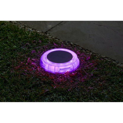 Smart Solar Solar Garden Deck Light 16 Multicolour LED - 11.6cm Decor by Smart Solar