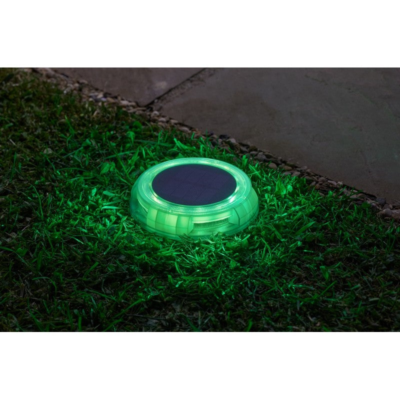 Smart Solar Solar Garden Deck Light 16 Multicolour LED - 11.6cm Decor by Smart Solar