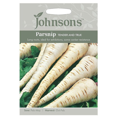 Johnsons Parsnip Tender and True Seeds