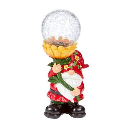 Gnome Solar Garden Light Ornament Decoration Multicolour LED - 41cm by Smart Solar