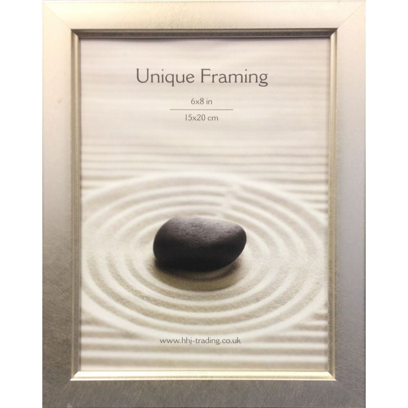 Unique Framing Classic Silver Photograph Frame 8 x 6