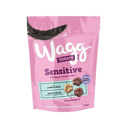 Wagg Wagg Sensitive Treats Meaty Bites 125g