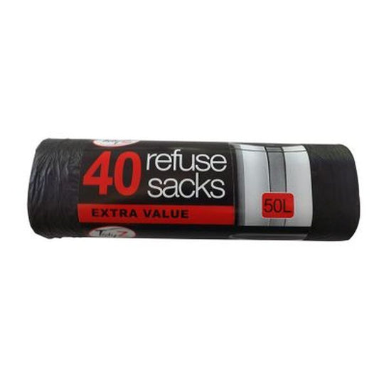 Tidyz 20 Extra Value Refuse Sacks (50 Litre)