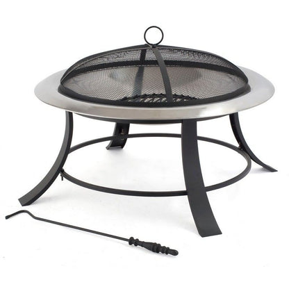 Tepro Silver City Garden Outdoor Fireplace by Tepro