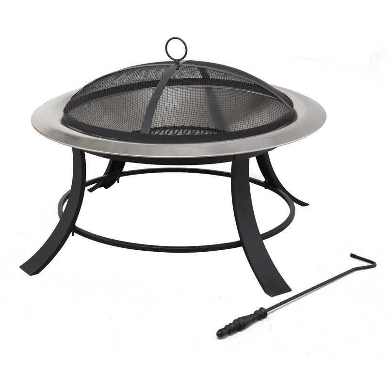 Tepro Silver City Garden Outdoor Fireplace by Tepro