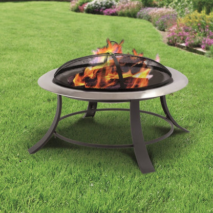 Tepro Silver City Garden Outdoor Fireplace by Tepro