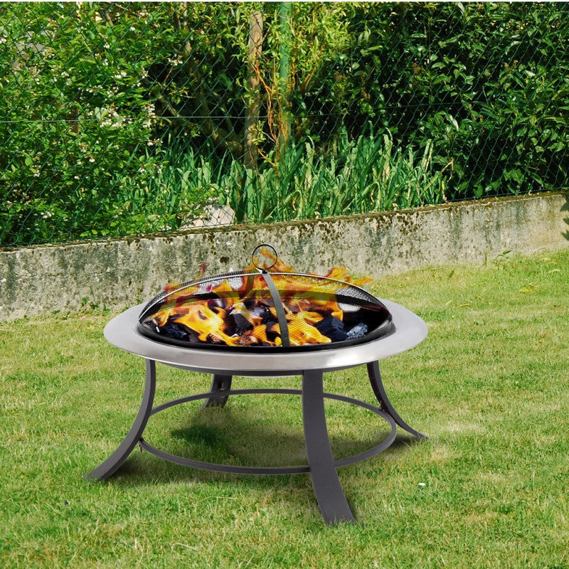 Tepro Silver City Garden Outdoor Fireplace by Tepro