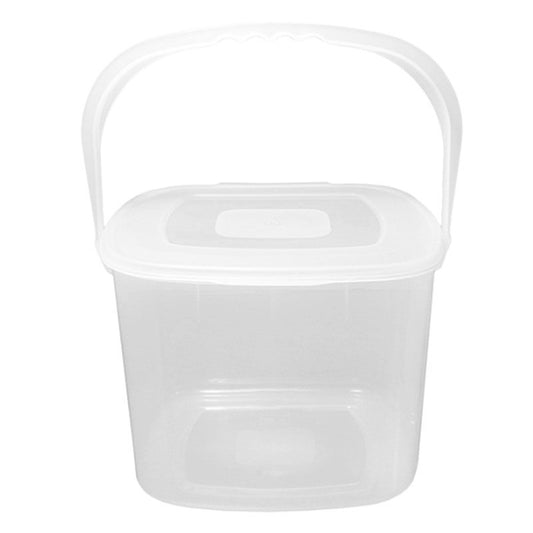 Beaufort Plastic Food Container Square 6 Litres - Clear by Beaufort