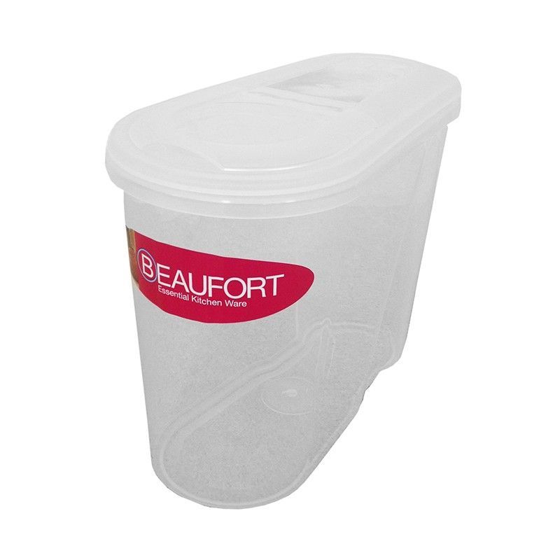 Beaufort Plastic Food Container Rectangle 5 Litres - Clear by Beaufort