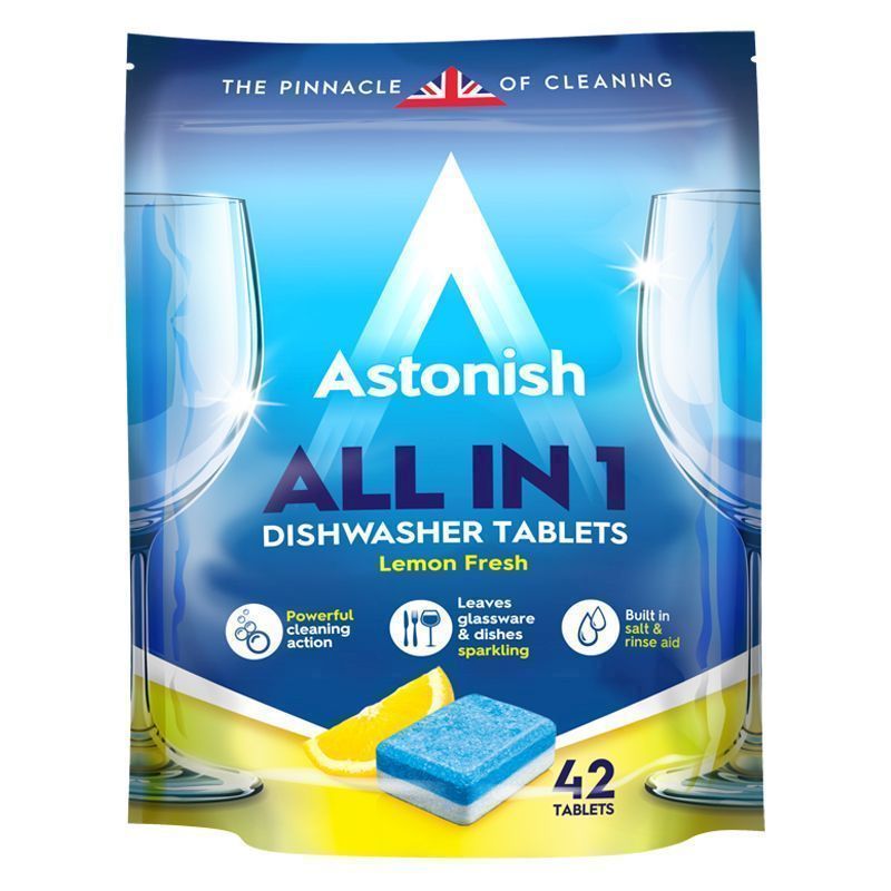 Astonish Astonish All in 1 Dishwasher Tablets 42 Pack