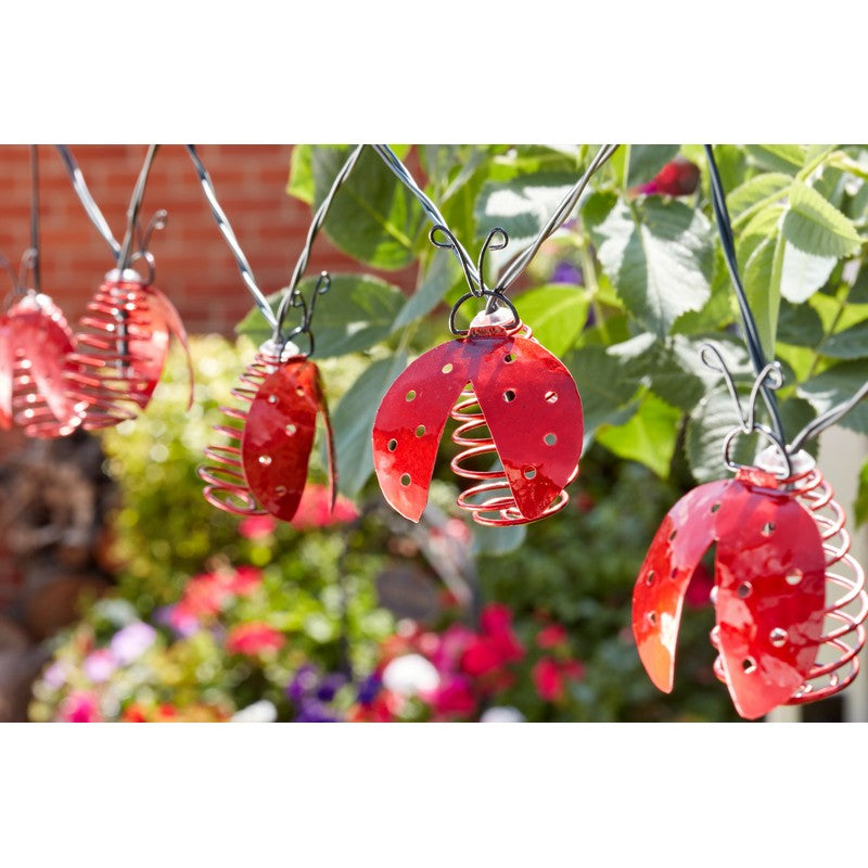 Smart Solar Ladybird Solar Garden String Lights Decoration 10 Warm White LED - 3.8m by Smart Solar