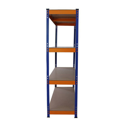 Raven Steel Shelving Units 180cm - Blue & Orange Set Of Five S-Rax 150cm by Raven