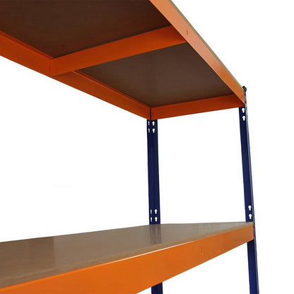 Raven Steel Shelving Units 180cm - Blue & Orange Set Of Three S-Rax 150cm by Raven