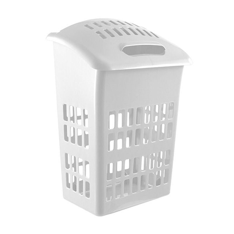 Curver Plastic Laundry Bin Folding Lid - White Signature by Curver