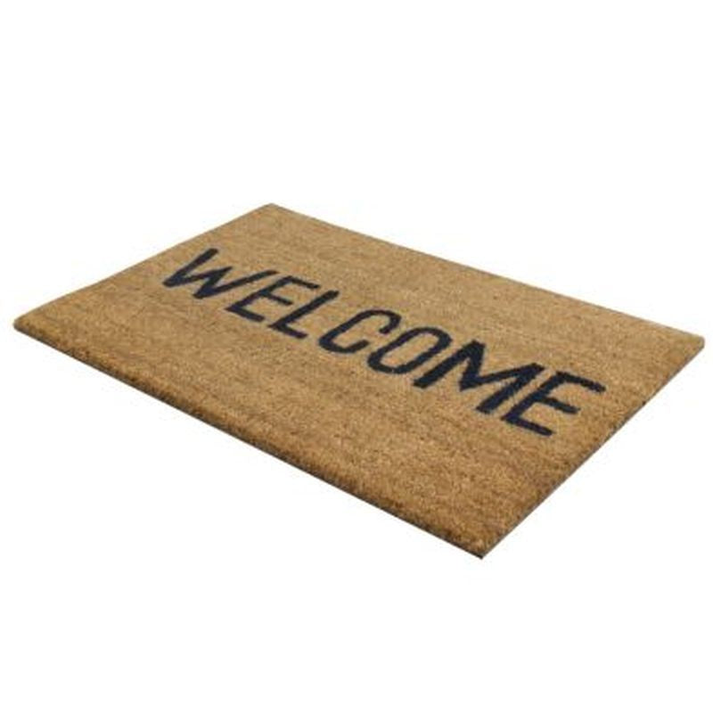 JVL Welcome PVC Coir Doormats