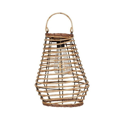 Smart Solar Rattan Solar Garden Lantern 2 Warm White LED - 27cm by Smart Solar