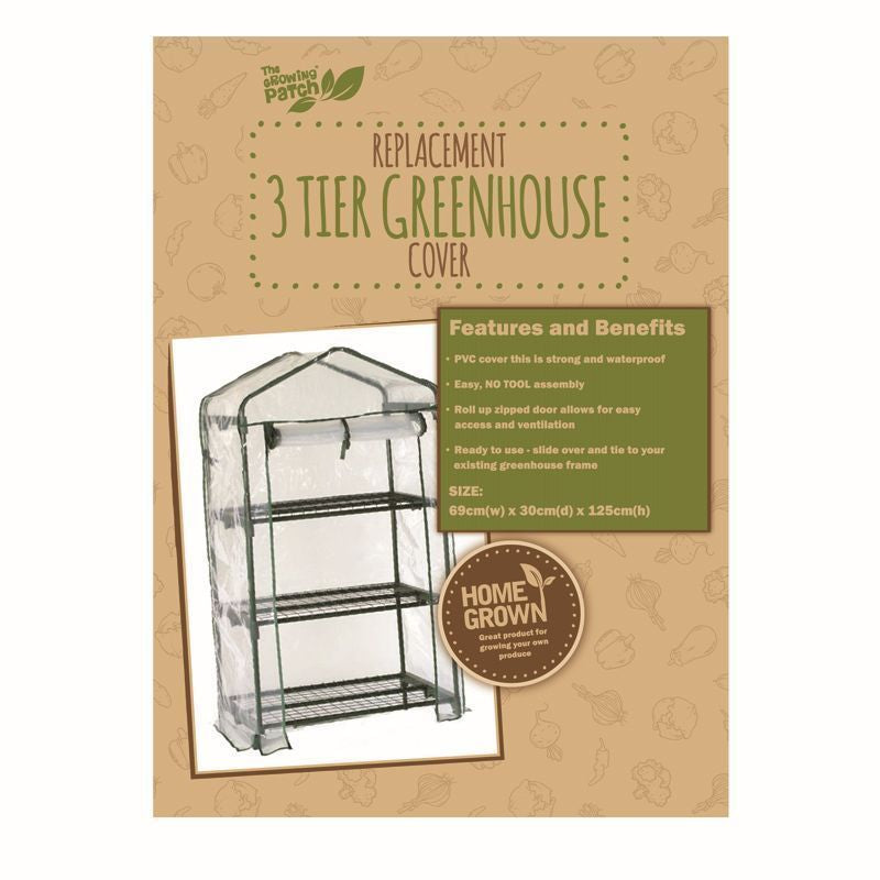 Growing Patch Growing Patch 3 Tier Greenhouse Cover Replacement