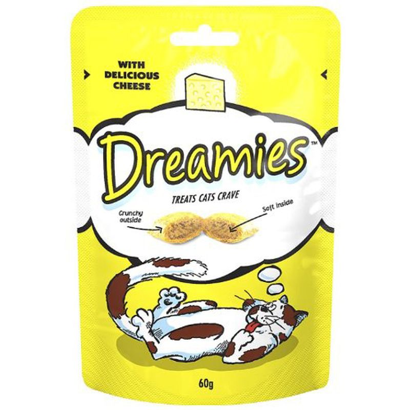 Essentials Cheese Dreamies Cat Treats