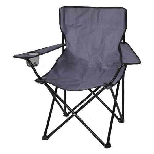 Greenfields Adult Folding Camping Chair Grey