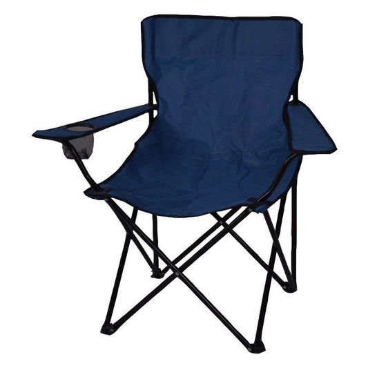 Greenfields Adult Folding Camping Chair Dark Blue