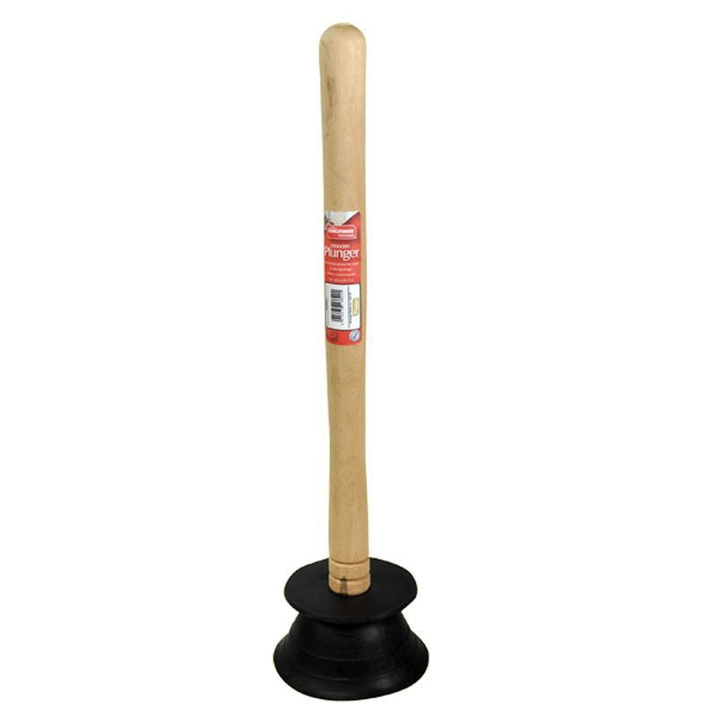 Kingfisher Large Wooden Sink Plunger