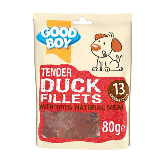 Good Boy Good Boy Tender Duck Fillets 80g