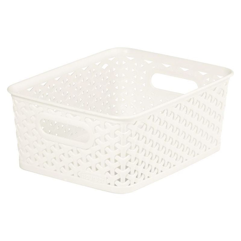 Curver Plastic Basket 8 Litres - White My Style by Curver