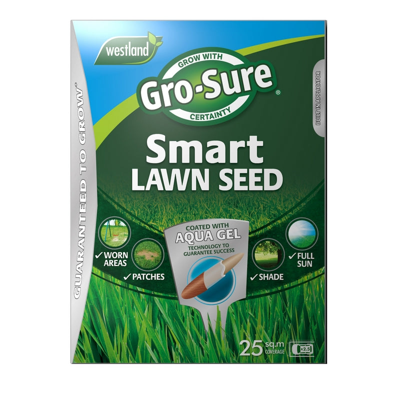 Gro-Sure Gro-Sure Smart Lawn Seed With Aqua Gel - 25sqm