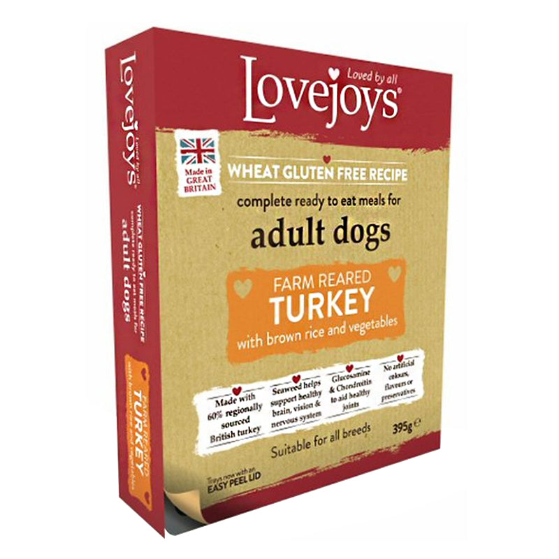 Lovejoys Lovejoys Turkey & Rice Wet Dog Food 395g