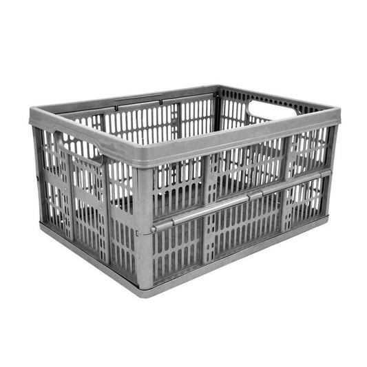 Premier Plastic Crate 37.2 Litres - Grey by Premier