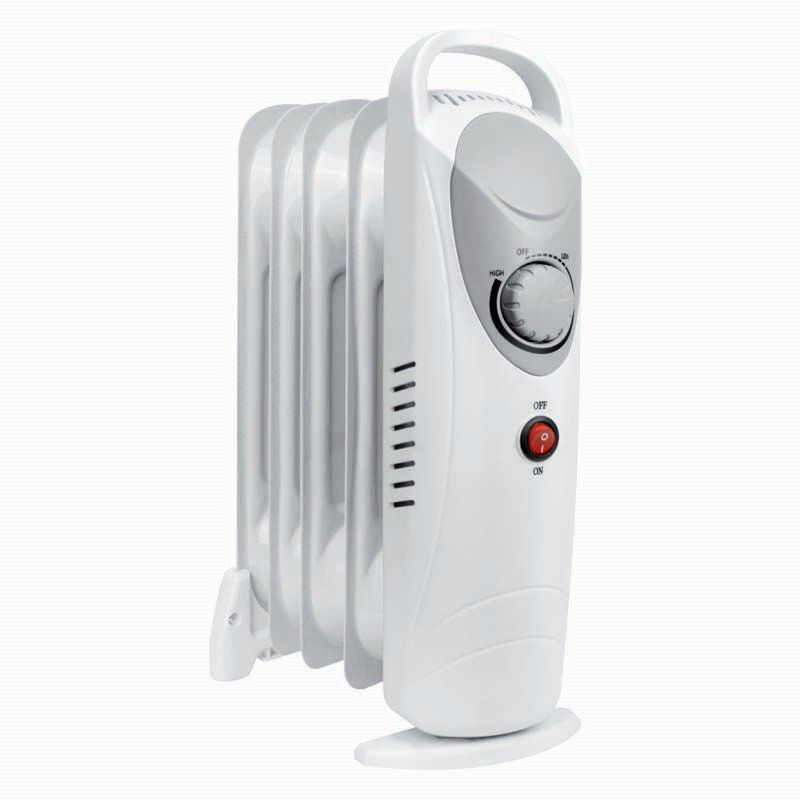 Essentials 500 Watt Mini Oil Filled Radiator Portable Heater