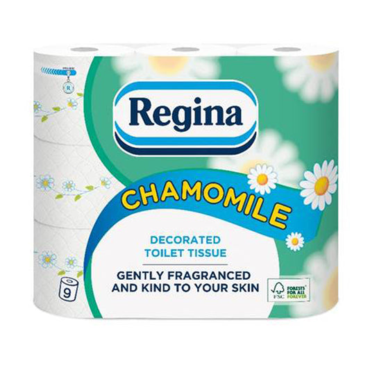 Regina 9 Pack Regina Chamomile Toilet Tissue