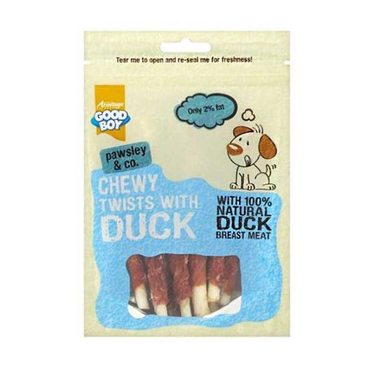 Good Boy Good Boy Chewy Twists With Duck 90g