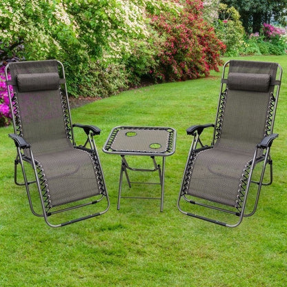 Croft Tolverne Zero Gravity Garden Bistro Set by Croft - 2 Seats