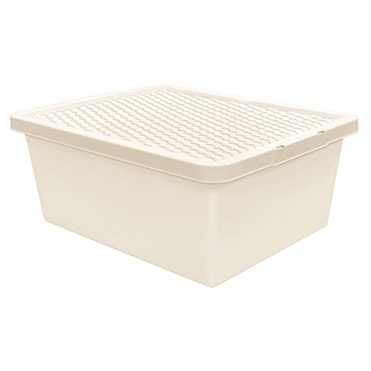 Thumbs Up Bury Plastic Storage Box 10 Litres - Cream by Thumbs Up Bury