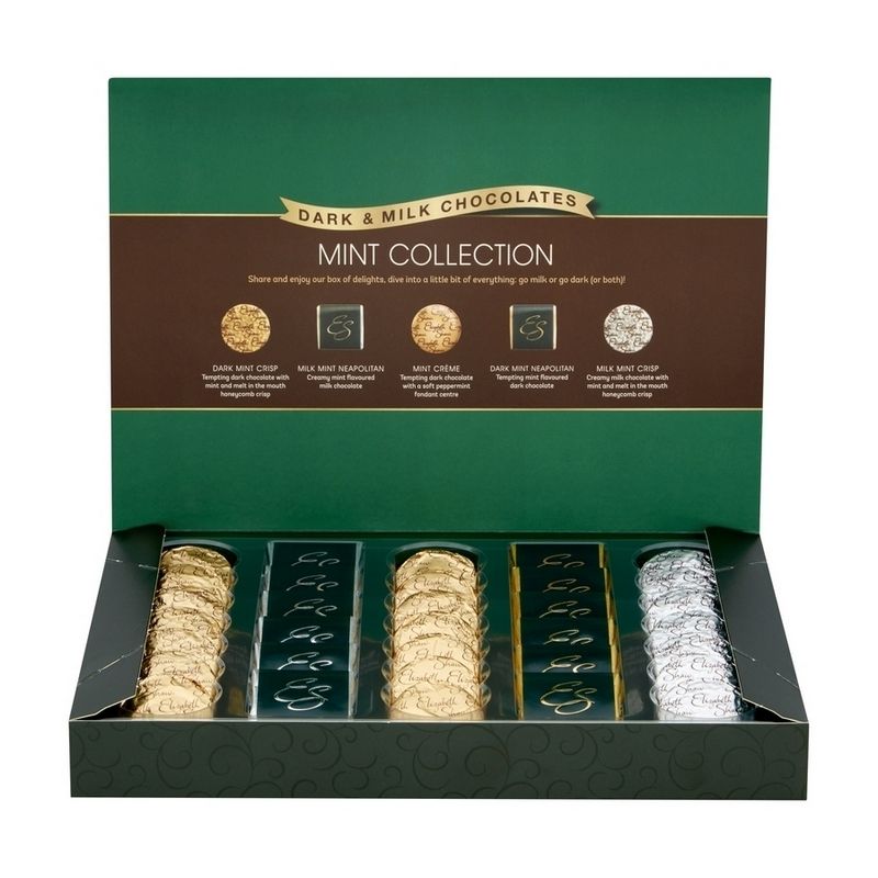 Elizabeth Shaw Dark & Milk Chocolates Mint Collection Case x 7 Packs